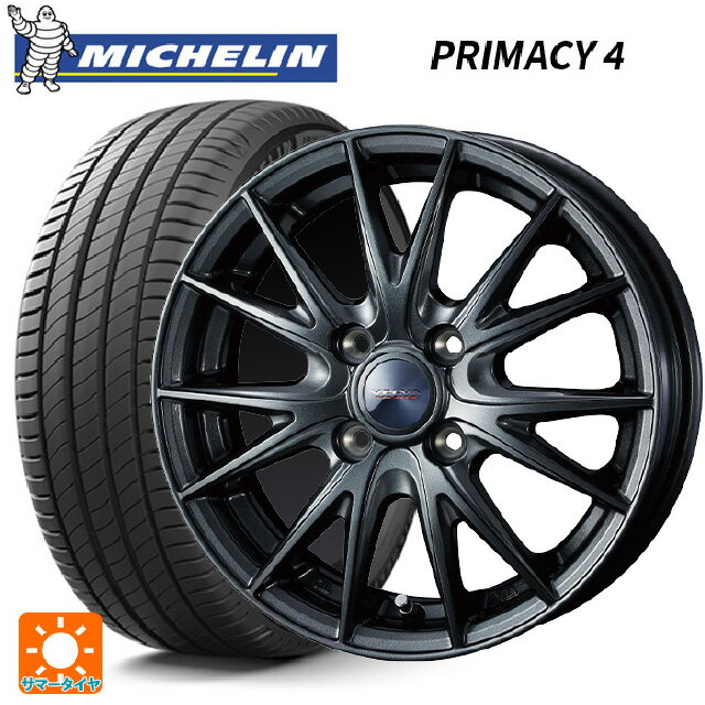 185/60R15 88H XL ミシュラン 正規品 プライマシー4 ウェッズ ヴェルバ スポルト2 ディープメタル2 15-5.5J 国産車用 サマータイヤホイール4本セット