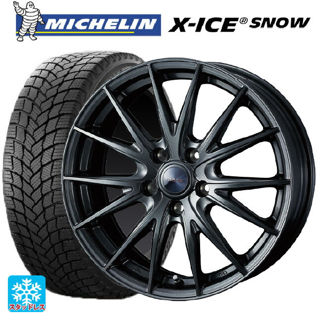 即日発送 215/50R17 95H XL ミシュラン 正規品 エックスアイス スノー ウェッズ ヴェルバ スポルト2 # ディープメタル2 17-7J 国産車用 スタッドレスタイヤホイール4本セット