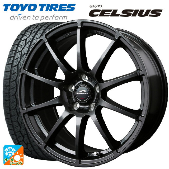 【6/22 20時〜 全品P5倍＆クーポン】215/65R16 98H トーヨー セルシアス エムアイディー MIDホイール スタッグ（数量限定） # ストロングガンメタ 16-6.5J 国産車用 オールシーズンタイヤホイール4本セット