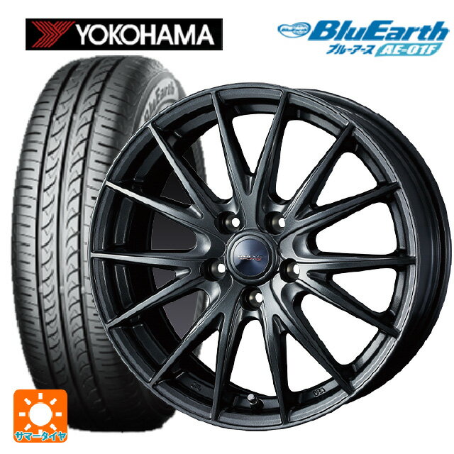 【最大3万円OFFクーポン 5/16 1:59迄】195/65R15 91H ヨコハマ ブルーアース AE01F ウェッズ ヴェルバ スポルト2 # ディープメタル2 15-6J 国産車用 サマータイヤホイール4本セット