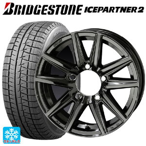 215/65R16 98Q ブリヂストン アイスパートナー2 正規品 共豊 ザインSS ソリッドブラック 16-5.5J 国産車用 スタッドレスタイヤホイール4本セット