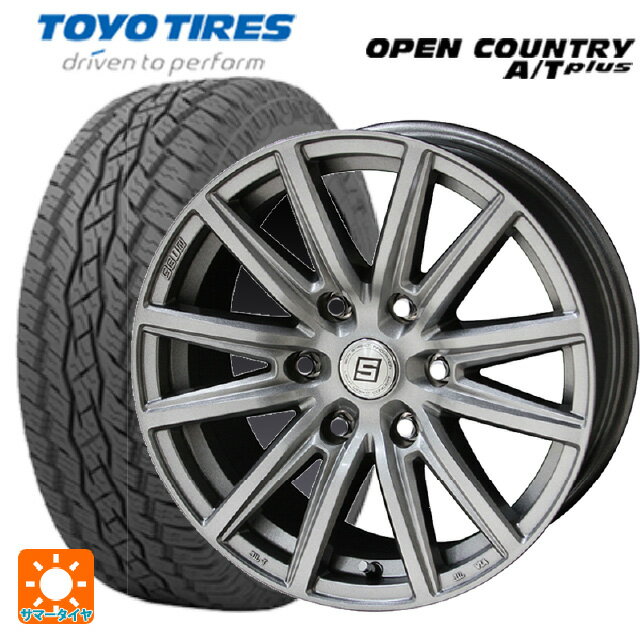 ミツビシ トライトン(GSRグレード)(LC2T)用 265/65R17 112H トーヨー オープンカントリー ATプラス ザインSS メタルフレークシルバー 新品サマータイヤホイール 4本セット