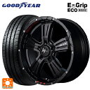 215/60R16 95H グッドイヤー エフィシェントグリップ エコ EG02 エムアイディー ナイトロパワー クロスクロウ グラフィティエディション(訳あり) セミグロスブラック+ピアスドリルド/グラフィティ 16-7J 国産車用 サマータイヤホイー