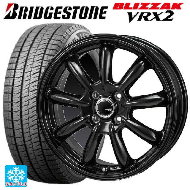 即日発送 155/65R14 75Q ブリヂストン ブリザック VRX2 # 正規品 ジャパン三陽 ザック JP209 # グロスブラック 14-4.5J 国産車用 スタッドレスタイヤホイール4本セット