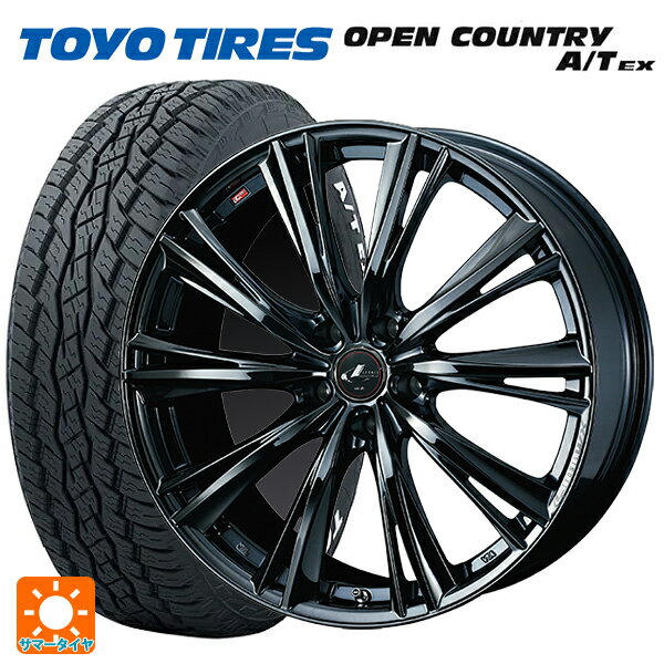 【5/20限定 最大3万円OFFクーポン】235/60R18 103H トーヨー オープンカントリー A/T EX ホワイトレター ＃ ウェッズ レオニス WX BMC1 18-7J 国産車用 サマータイヤホイール4本セット