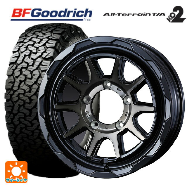 【最大3万円OFFクーポン 5/16 1:59迄】スズキ ジムニーシエラ(74系)用 215/70R16 100/97R BFグッドリッチ オールテレーン TA KO2 ホワイトレター 正規品 マッドヴァンス06 ブラックポリッシュブロンズクリア 新品サマータイヤホイール 4本セット