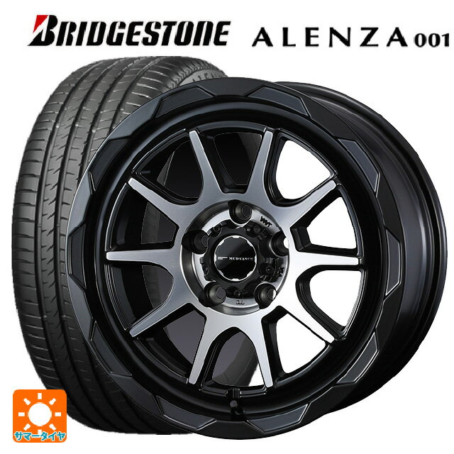 215/65R16 98H ブリヂストン アレンザ001 正規品 ウェッズ マッドヴァンス06 マットブラックポリッシュ 16-7J 国産車用 サマータイヤホイール4本セット