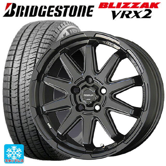 スバル レヴォーグ(VN系)用 215/50R17 91Q ブリヂストン ブリザック VRX2 正規品 サーキュラー C10S マットブラック 新品スタッドレスタイヤホイール 4本セット