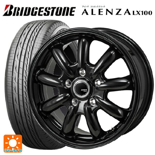 ミツオカ バディ()用 2024年製 225/65R17 102H ブリヂストン アレンザLX100 正規品 # ザック JP209 グロスブラック 新品サマータイヤホイール 4本セット