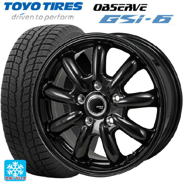 ミツオカ バディ()用 225/70R16 103Q トーヨー オブザーブ GSI-6 ザック JP209 グロスブラック 新品スタッドレスタイヤホイール 4本セット