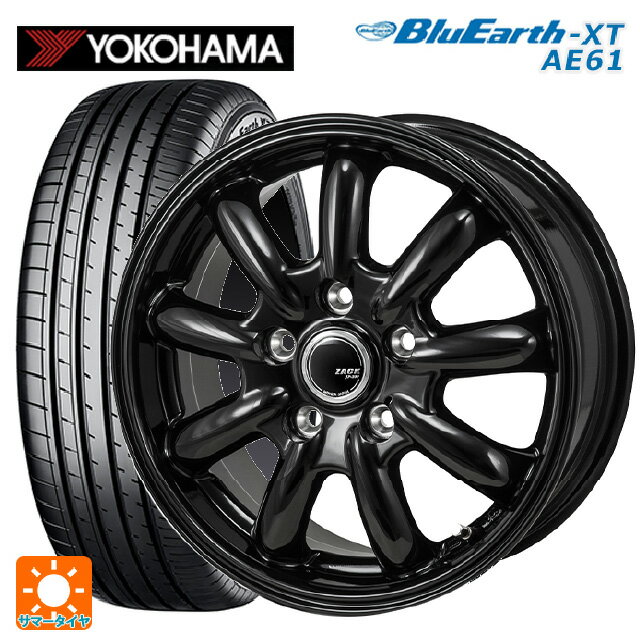 【6/11 1:59迄 全品ポイント5倍】215/60R16 95V ヨコハマ ブルーアースXT AE61 ジャパン三陽 ザック JP209 グロスブラック 16-6.5J 国産車用 サマータイヤホイール4本セット