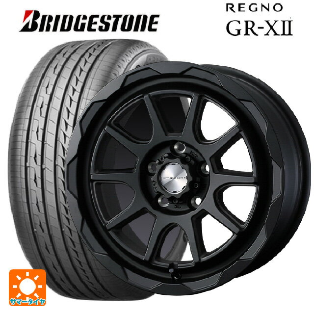 【最大3万円OFFクーポン 5/16 1:59迄】2023年製 205/60R16 92V ブリヂストン レグノ GR-X2 正規品(限定) ウェッズ マッドヴァンス06 フルマットブラック 16-7J 国産車用 サマータイヤホイール4本セット