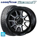 【10/17 23:59迄 最大3万円OFFクーポン】215/65R16 98Q グッドイヤー アイスナビ7(数量限定) # ウェッズ マッドヴァンス06 # マットブラックポリッシュ 16-7J 国産車用 スタッドレスタイヤホイール4本セット