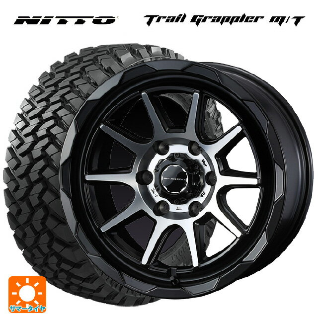 トヨタ ランドクルーザー250(250系)用 285/65R18 125Q ニットー トレイルグラップラー ウェッズ マッドヴァンス06 マットブラックポリッシュ 新品サマータイヤホイール 4本セット
