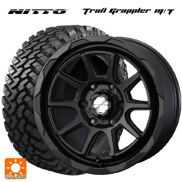 トヨタ ランドクルーザー250(250系)用 285/65R18 125Q ニットー トレイルグラップラー ウェッズ マッドヴァンス06 フルマットブラック 新品サマータイヤホイール 4本セット