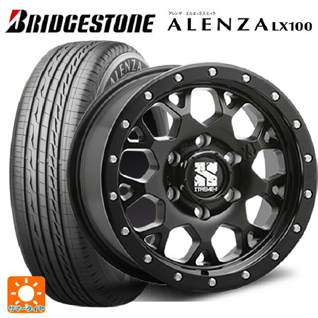 ジープ コンパス(M624)用 215/65R16 98H ブリヂストン アレンザLX100 正規品 # エムエルジェイ エクストリームJ XJ04 Satin Black 新品サマータイヤホイール 4本セット
