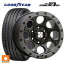 4/20限定 エントリーで最大100％ポイントバック235/55R18 100V グッドイヤー イーグル F1 アシメトリック3 SUV エムエルジェイ エクストリームJ XJ03 Flat Black Smoke 18-8J 国産車用 サマータイヤホイール4本セット