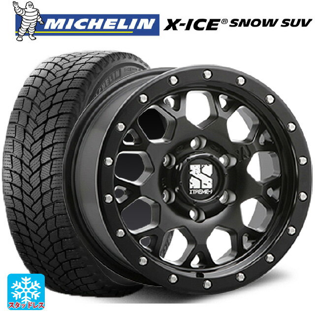 2021年製 265/65R18 114T ミシュラン 正規品 エックスアイス スノー SUV エムエルジェイ エクストリームJ XJ04 Satin Black 18-8J 国産車用 スタッドレスタイヤホイール4本セット
