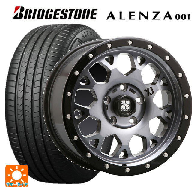 2024年製 225/60R17 99V ブリヂストン アレンザ001 正規品 # エムエルジェイ エクストリームJ XJ04 Gloss Blk. M. Smoke 17-7J 国産車用 サマータイヤホイール4本セット