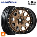 205/55R16 91V グッドイヤー エフィシェントグリップ エコ EG02 エムエルジェイ エクストリームJ XJ04 Matte Bronze BKRim 16-7J 国産車用 サマータイヤホイール4本セット