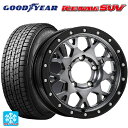 【最大3万円OFFクーポン 3/30 23:59迄】スズキ ジムニーシエラ(74系)用 235/70R16 106Q グッドイヤー アイスナビ SUV エクストリームJ XJ04 Gloss Blk. M. Smoke 新品スタッドレスタイヤホイール 4本セット