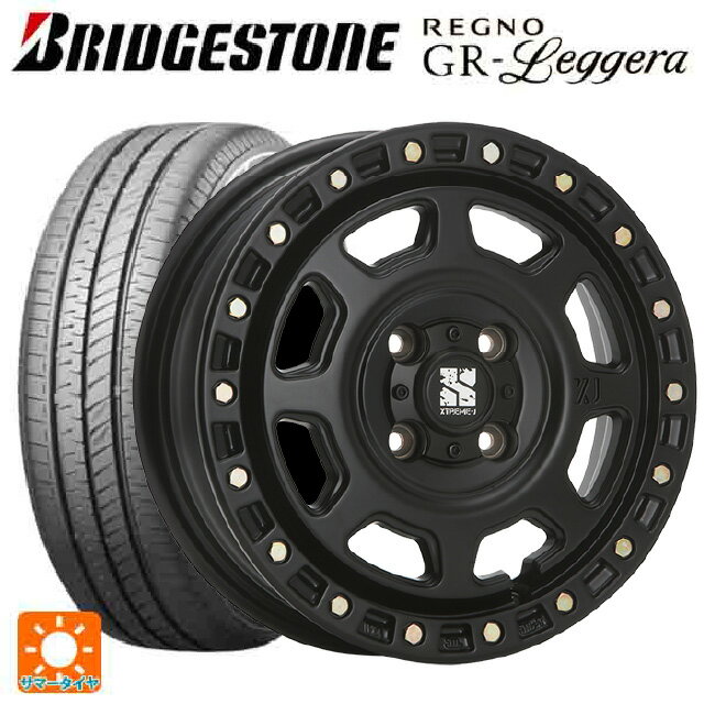 165/55R14 72V ブリヂストン レグノ GRレジェーラ 正規品 エムエルジェイ エクストリームJ XJ07 Satin Black 14-4.5J 国産車用 サマータイヤホイール4本セット