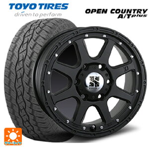 【5/9 20時〜 最大3万円OFFクーポン】トヨタ ハイラックス(120系)用 265/65R17 112H トーヨー オープンカントリー ATプラス エクストリームJ Flat Black 新品サマータイヤホイール 4本セット