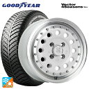 165/70R14 81S グッドイヤー ベクターフォーシーズンズ ハイブリッド エムエルジェイ エクストリームJ ラギッド ホワイト/リムポリッシュ 14-5...
