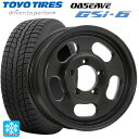 225/70R16 103Q トーヨー オブザーブ GSI-6 エムエルジェイ エクストリームJ Dスロット サテンブラック 16-5.5J 国産車用 スタッドレスタイヤホイール4本セット