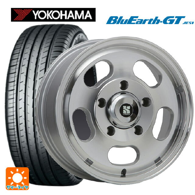 205/55R16 91V ヨコハマ ブルーアースGT AE51 エムエルジェイ エクストリームJ Dスロット ポリッシュ 16-6.5J 国産車用 サマータイヤホイール4本セット