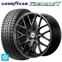 スバル レヴォーグ(VN系)用 225/45R18 91Q グッドイヤー アイスナビ7(数量限定) # エムアイディー MID エクスクルーシブ 028F セミグロスガンメタ+リムエッジDC+ロゴマシニング 新品スタッドレスタイヤホイール 4本セット