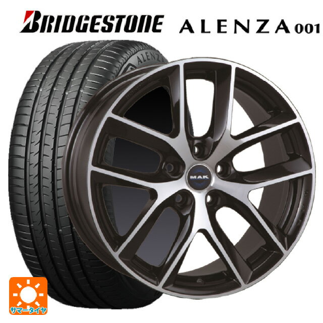 テスラ モデルX()用 275/45R20 110Y XL ★ ブリヂストン アレンザ001 正規品 阿部商会 マック ボルテージFF ブラックミラー 新品サマータイヤホイール 4本セット