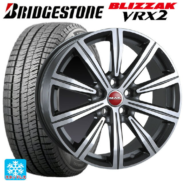 ランドローバー レンジローバー イヴォーク(LZ2系)用 235/55R19 101Q ブリヂストン ブリザック VRX2 正規品 マック バーミンガム ガンメタミラーフェイス 新品スタッドレスタイヤホイール 4本セット