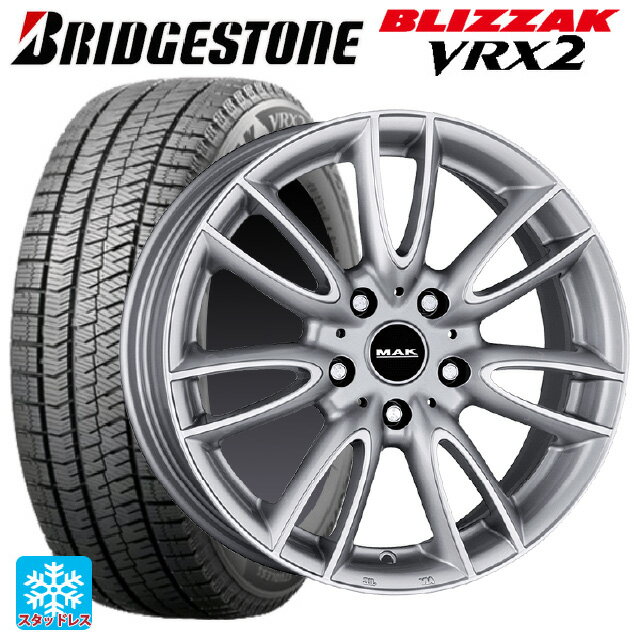 【6/15〜16限定 全品P5倍＆クーポン】ミニ ミニ(F55/F56/F57)用 2024年製 175/65R15 84Q ブリヂストン ブリザック VRX2 正規品 阿部商会 マック ジャッキー シルバー 新品スタッドレスタイヤホイール 4本セット