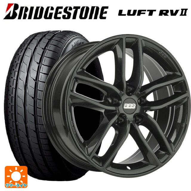 在庫有 メルセデスベンツ GLA(X156)用 2025年製 215/60R17 96H ブリヂストン ルフトRV2(日本製) 正規品 # BBS ジャーマニー SX0301 クリスタルブラック 新品サマータイヤホイール 4本セット