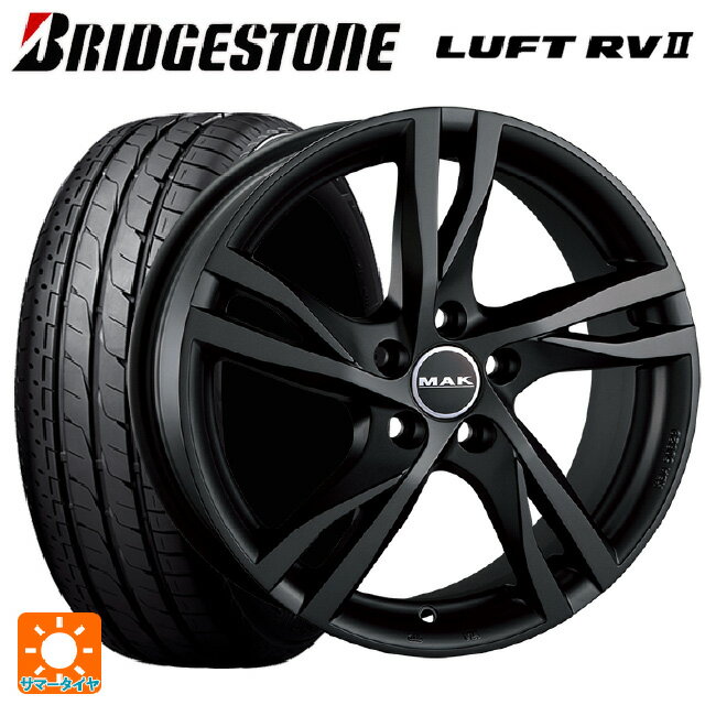 ボルボ V40クロスカントリー(MB/MD系)用 205/60R16 92H ブリヂストン ルフトRV2(日本製) 正規品 # マック ストックホルム マットチタン 新品サマータイヤホイール 4本セット