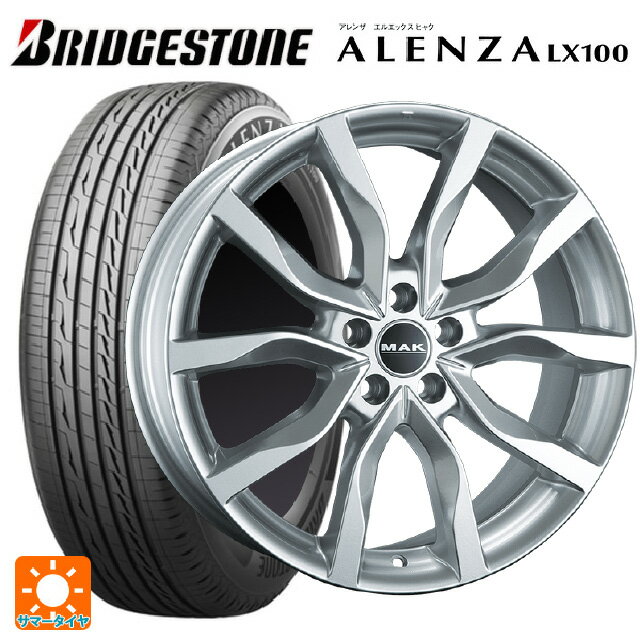 ランドローバー レンジローバー ヴェラール(LY系)用 2024年製 235/65R18 106S ブリヂストン アレンザLX100 正規品 マック ハイランズ シルバー 新品サマータイヤホイール 4本セット