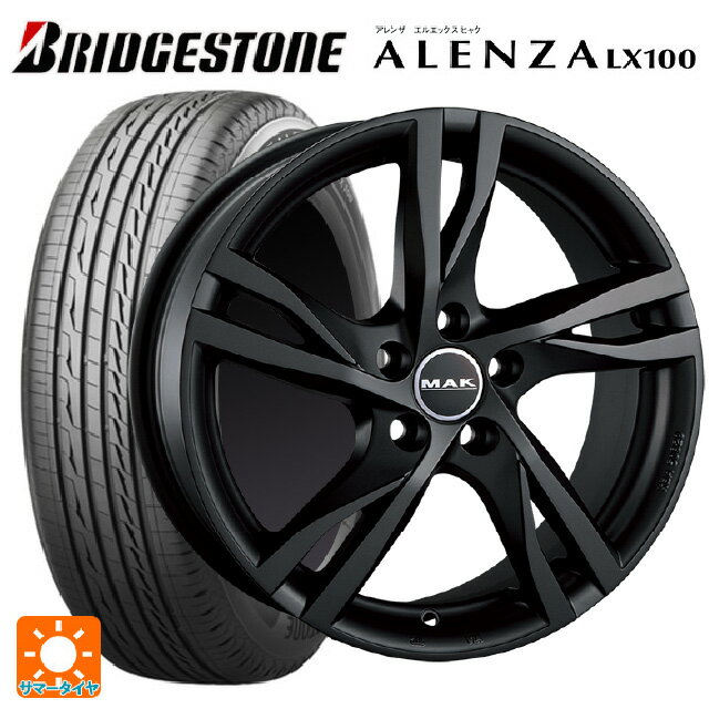 【6/20限定 全品P5倍＆クーポン】ジャガー I-PACE(DH1系)用 235/65R18 106S ブリヂストン アレンザLX100 正規品 # 阿部商会 マック ストックホルム マットチタン 新品サマータイヤホイール 4本セット