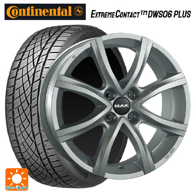 【6/22 20時〜 全品P5倍＆クーポン】アウディ S4(8W系)用 245/40R18 97Y XL コンチネンタル エクストリームコンタクト DWS06プラス 正規品 # 阿部商会 マック マイン Mチタン 新品サマータイヤホイール 4本セット