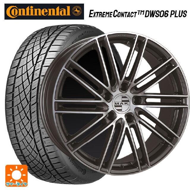 ポルシェ タイカン(J1系)用 [F]:255/40R20 101Y XL [R]:295/35R20 105Y XL コンチネンタル エクストリームコンタクト DWS06プラス 正規品 阿部商会 マック ライプツィヒ ガンメタリックミラー 新品サマータイヤホイール 4本セット