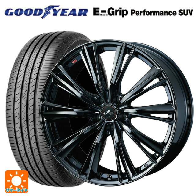 225/45R18 95W XL グッドイヤー エフィシェントグリップ パフォーマンスSUV ウェッズ レオニス WX BMC1 18-7J 国産車用 サマータイヤホイール4本セット