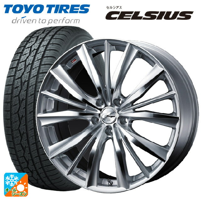 195/65R15 91H トーヨー セルシアス ウェッズ レオニス VX HSMC 15-6J 国産車用 オールシーズンタイヤホイール4本セット