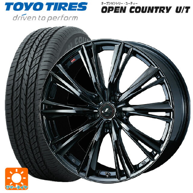 【6/22 20時〜 全品P5倍＆クーポン】スバル レガシィアウトバック(BS系)用 225/55R18 98V トーヨー オープンカントリー UT ウェッズ レオニス WX BMC1 新品サマータイヤホイール 4本セット