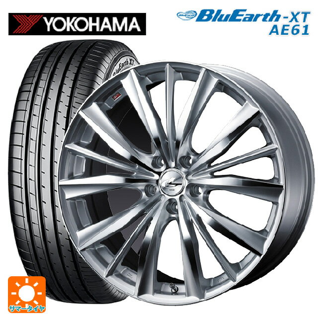 ホンダ ZR-V(RZ4)用 215/60R17 96H ヨコハマ ブルーアースXT AE61 レオニス VX HSMC 新品サマータイヤホイール 4本セット