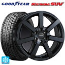 キャデラック SRXクロスオーバー(T166C)用 235/65R18 106Q グッドイヤー アイスナビ SUV ユーエスデザイン キャスラー グロスブラック 新品スタッドレスタイヤホイール 4本セット