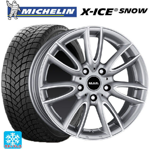 ミニ ミニ(F55/F56/F57)用 175/65R15 88T XL ミシュラン 正規品 エックスアイス スノー 阿部商会 マック ジャッキー シルバー 新品スタッドレスタイヤホイール 4本セット