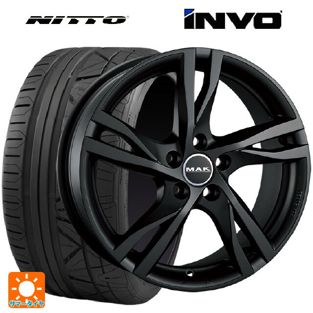 【6/22 20時〜 全品P5倍＆クーポン】ボルボ XC60(DB/DD系)用 255/45R20 101W ニットー INVO 阿部商会 マック ストックホルム マットチタン 新品サマータイヤホイール 4本セット
