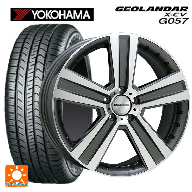 【5/25限定抽選で100％ポイントバック】メルセデスベンツ GLC AMG C43(X253)用 235/55R19 105W XL ヨコハマ ジオランダー X-CV G057 ユーロプレミアム ヴェルナー ガンメタポリッシュ 新品サマータイヤホイール 4本セット