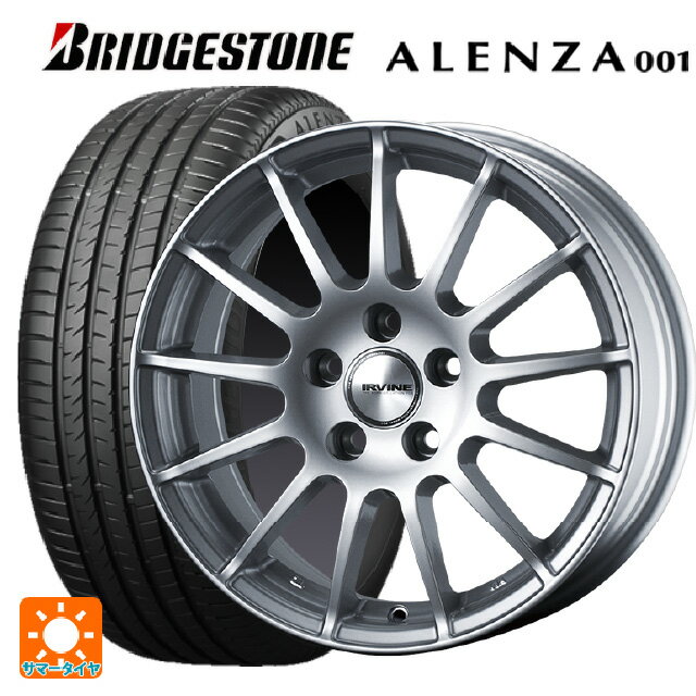 ボルボ XC60(DB/DD系)用 235/60R18 103H ブリヂストン アレンザ001 正規品 アーヴィン F01 ハイパーシルバー 新品サマータイヤホイール 4本セット