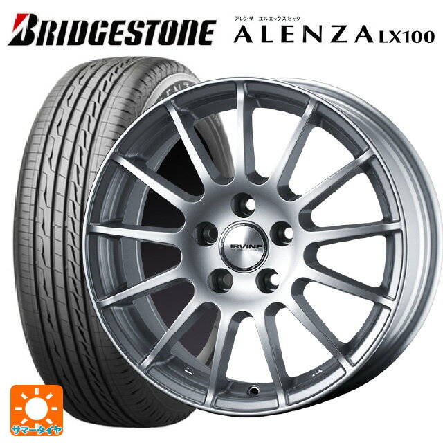 ランドローバー レンジローバー イヴォーク(LZ2系)用 235/60R18 103H ブリヂストン アレンザLX100 正規品 # アーヴィン F01 ハイパーシルバー 新品サマータイヤホイール 4本セット